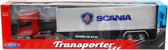 Scania R730 Tractor Red with Trailer Silver 1:32 - 90630