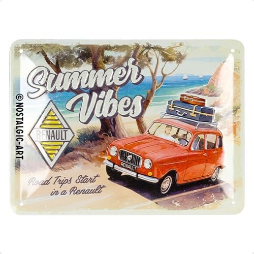 Metal Tac Signs 3D "Renault Summer Vibes" 20*15cm - 90652