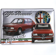 Metal Tac Signs 3D "Alfa Romeo AlfaSud" 30*20cm - 90674