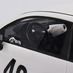 Abarth 595 LB-WORKS x Abas Works 2024 Gara White 1:18 - 90687