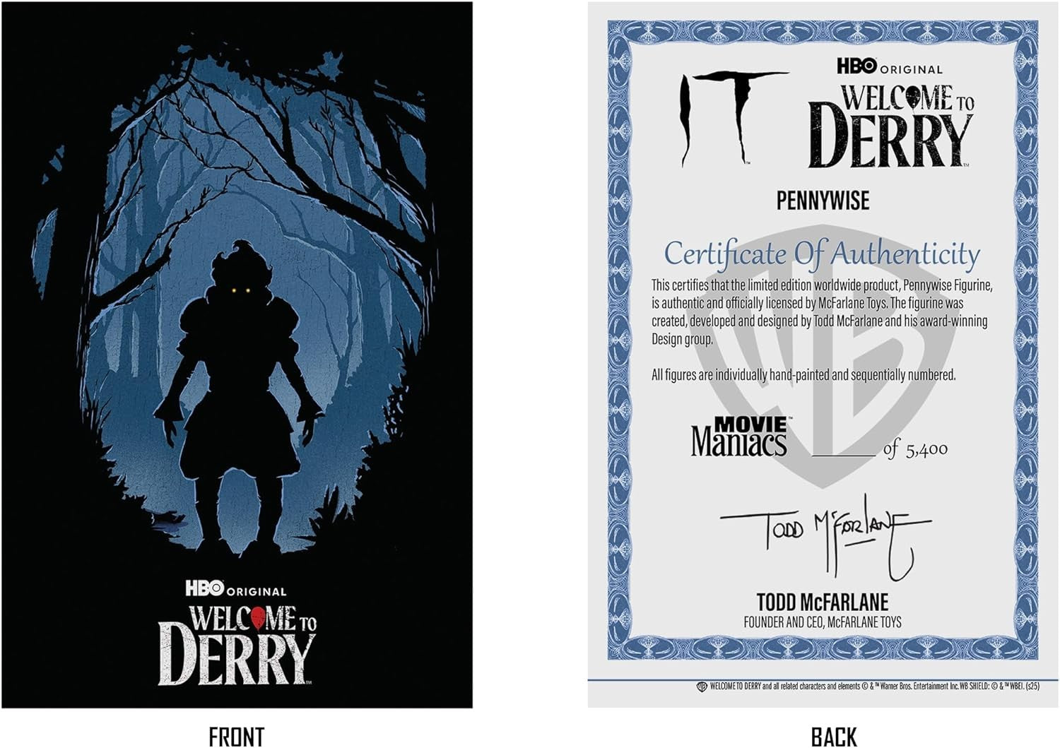Pennywise Flashback Movie Maniacs "Welcome to Derry" AF 15cm-h - 90720
