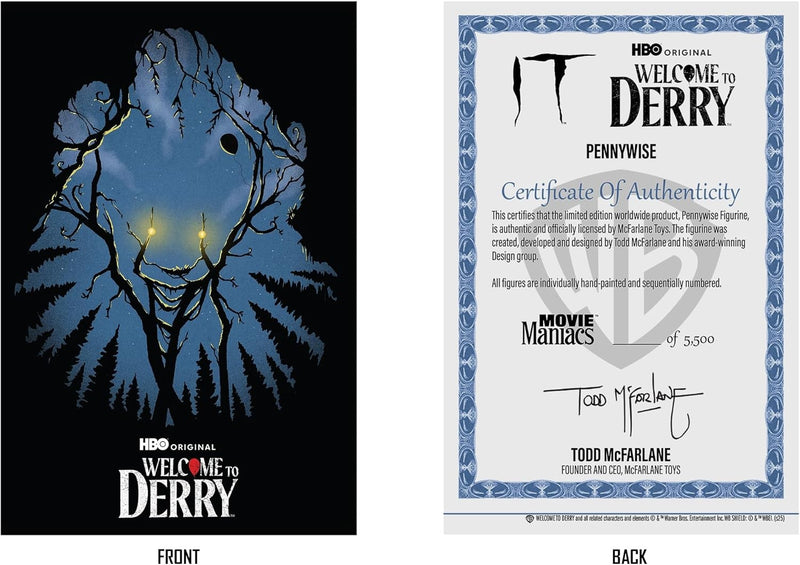 Pennywise Flashback Movie Maniacs "Welcome to Derry" AF B 15cm-h - 90732