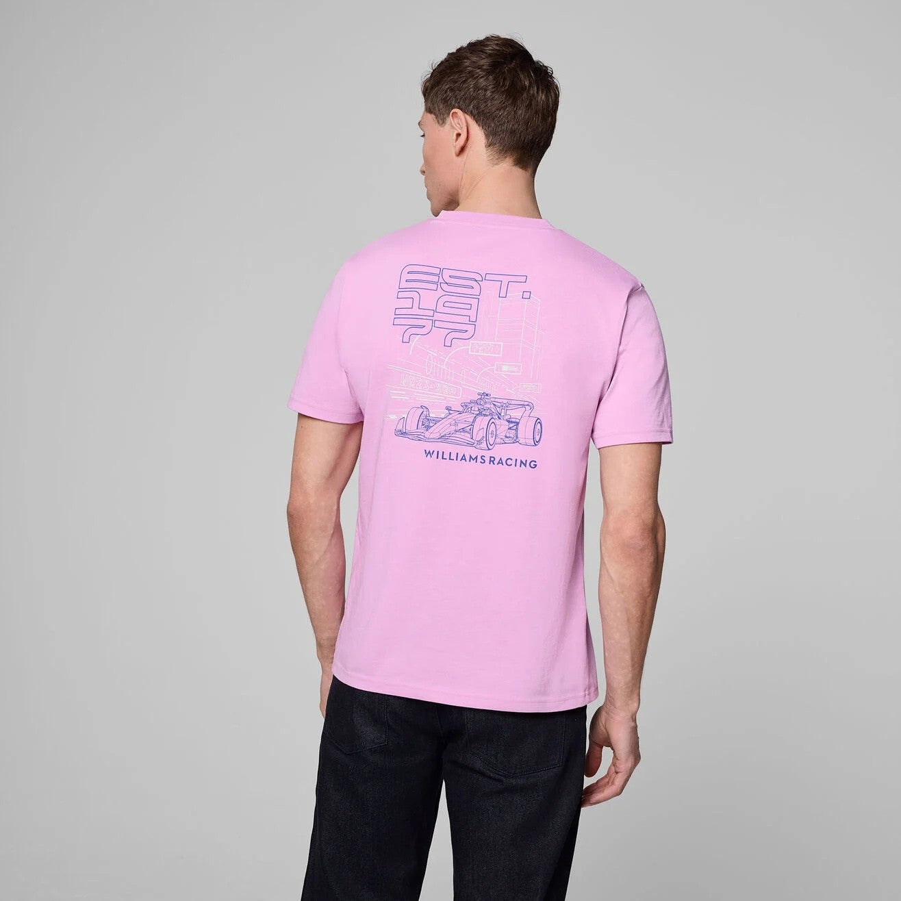 Williams Racing F1 2025 T-Shirt Orchid Night Race Singapore GP - 90779