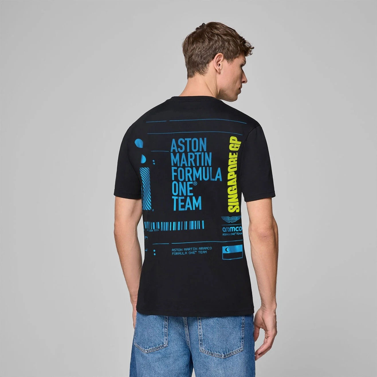 Aston Martin F1 T-Shirt Singapore 2025 - 90792