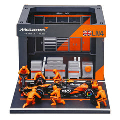 Mclaren MCL38 F1 2024 Lando Norris + Pit Stop Burago 1:43 - 90801