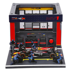 Red Bull RB20 F1 2024 Max Verstappen + Pit Stop Burago 1:43 - 90806