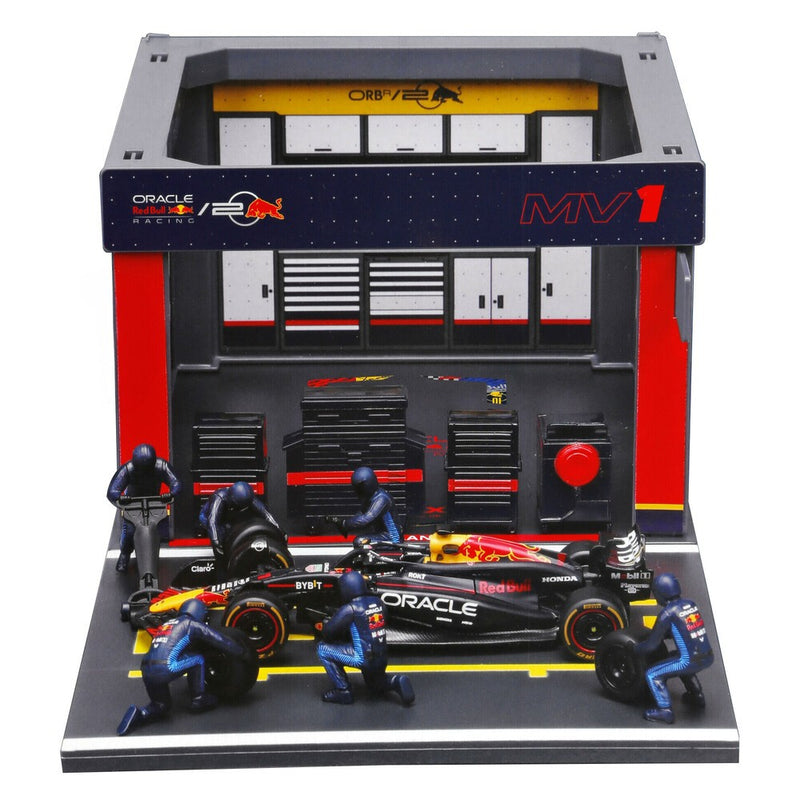 Red Bull RB20 F1 2024 Max Verstappen + Pit Stop Burago 1:43 - 90806