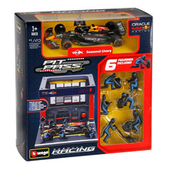 Red Bull RB20 F1 2024 Max Verstappen + Pit Stop Burago 1:43 - 90807