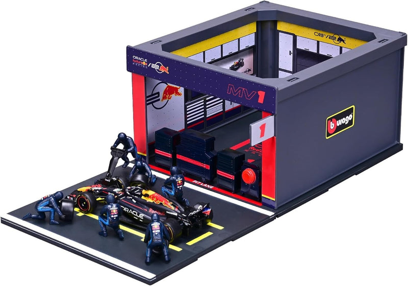 Red Bull RB20 F1 2024 Max Verstappen + Pit Stop Burago 1:43 - 90810