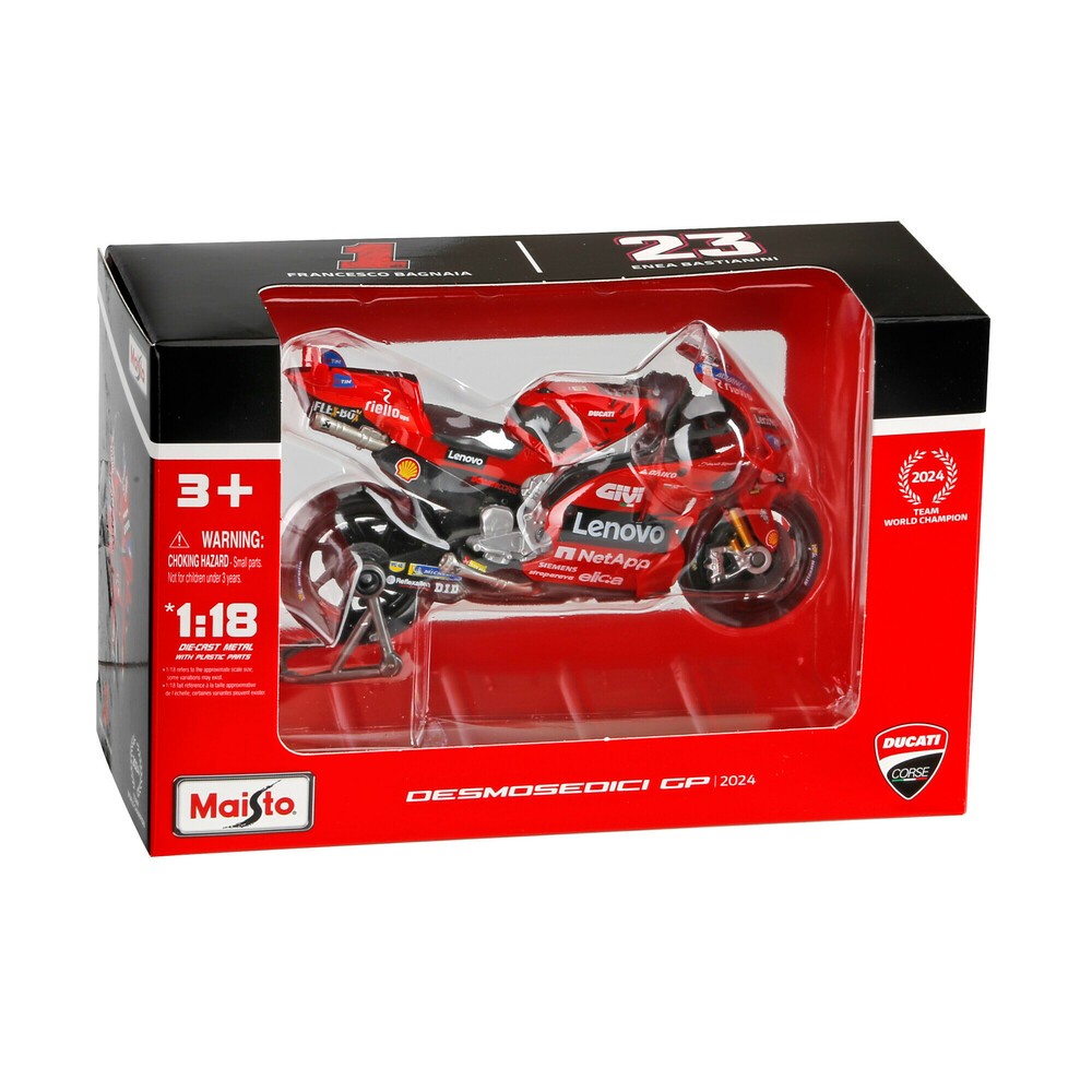 Lenovo Ducati Desmosedici Moto Gp 2024 Francesco Bagnaia 1:18 - 90818