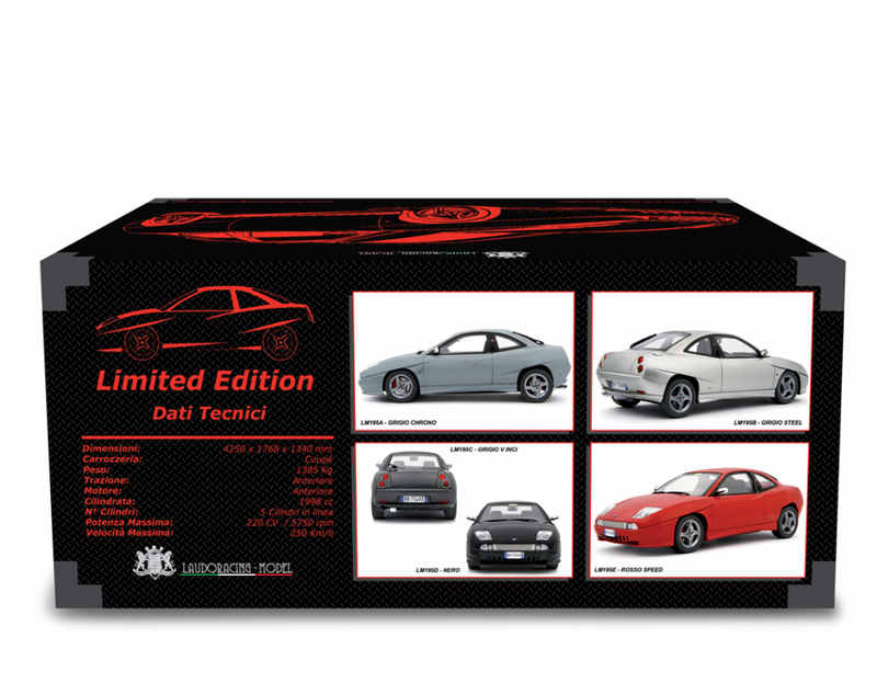 Fiat Coupé 2.0 20v Turbo Limited Edition 1998 Grigio Steel Metallizzato 1:18 - 90852