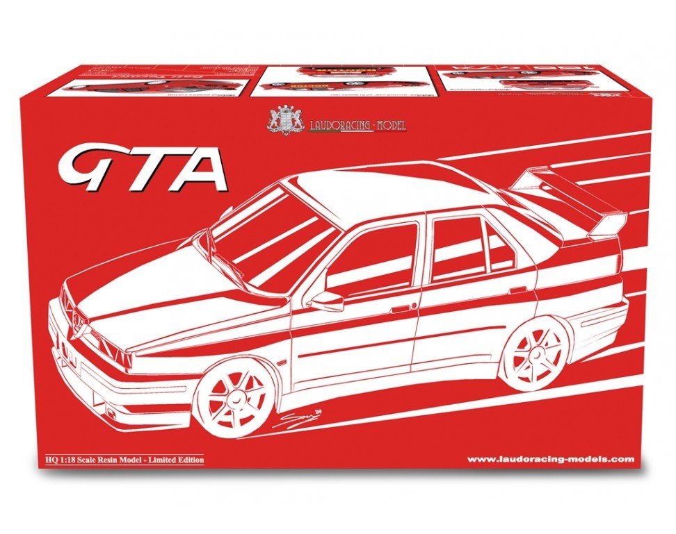Alfa Romeo 155 GTA Stradale 1993 Onwer's Customer Versione Rosso Alfa 1:18 - 90881