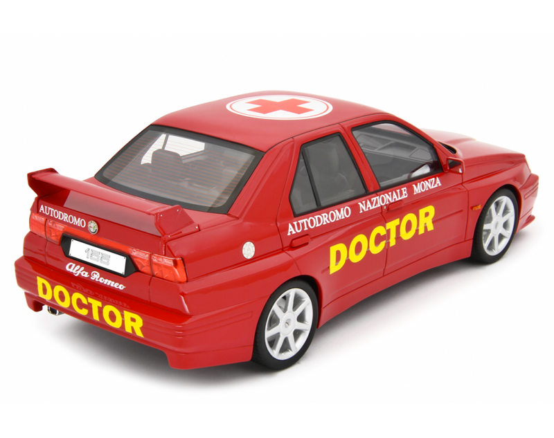 Alfa Romeo 155 GTA Stradale 1994 "Doctor Car" GP F1 Monza Rosso 1:18 - 90901