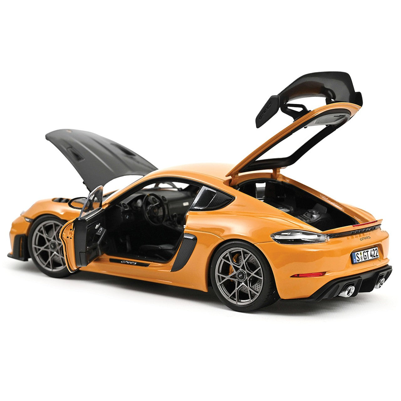 Porsche Cayman GT4 RS Weissachpaket 2023 Bahama Yellow 1:18 - 90984