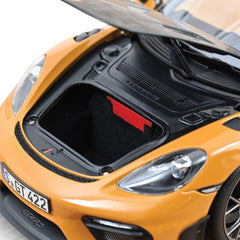 Porsche Cayman GT4 RS Weissachpaket 2023 Bahama Yellow 1:18 - 90985