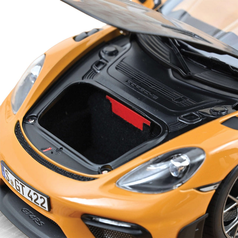 Porsche Cayman GT4 RS Weissachpaket 2023 Bahama Yellow 1:18 - 90985