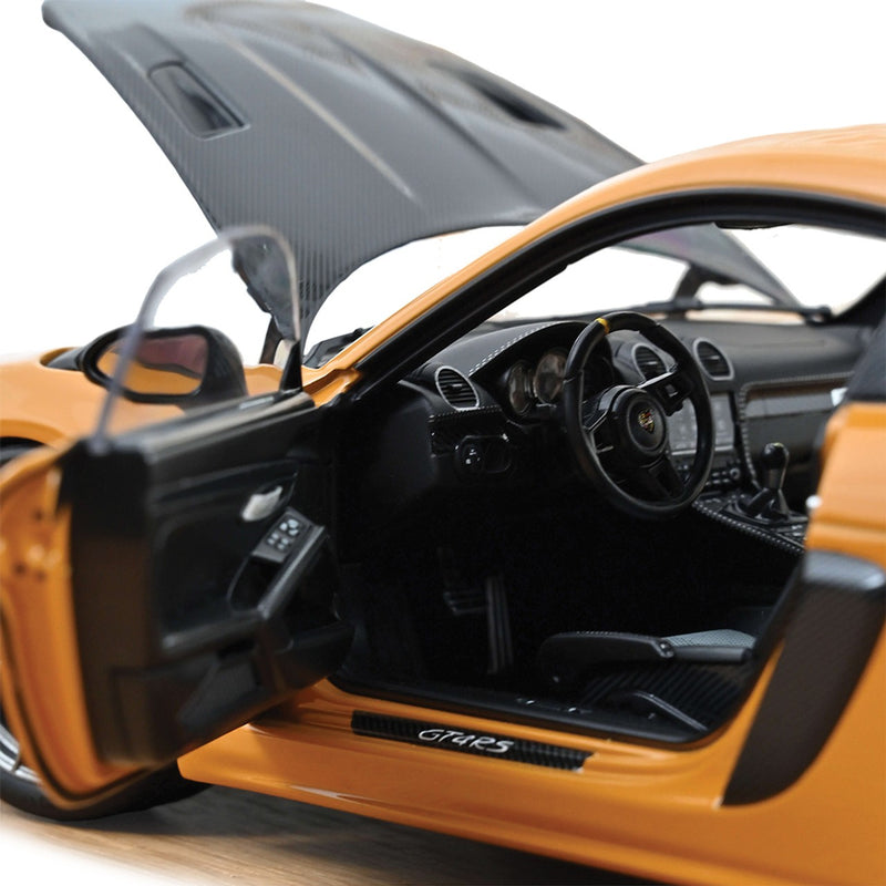 Porsche Cayman GT4 RS Weissachpaket 2023 Bahama Yellow 1:18 - 90987