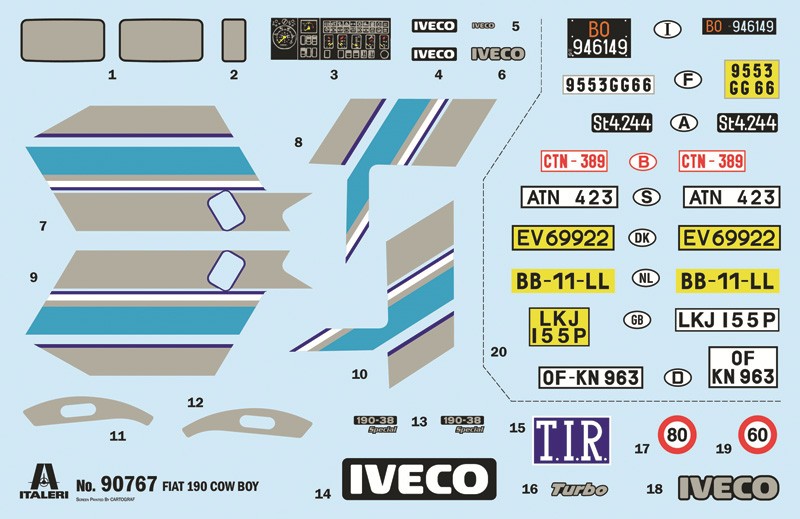 IVECO 190.38 CowBoy Kit 1:24 - 91002