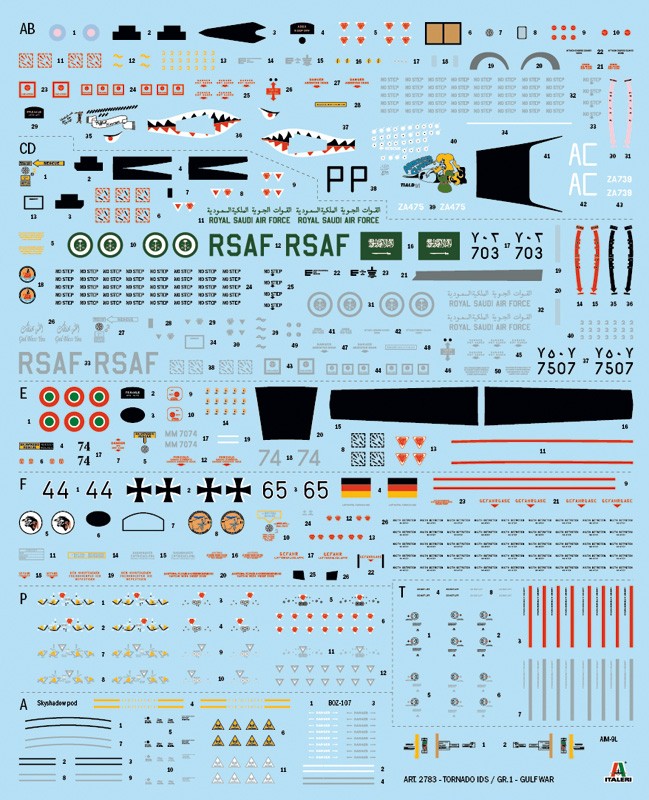 Tornado GR.1/IDS Gulf War War Kit 1:48 - 91051