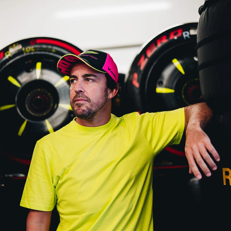 Aston Martin F1 Team Cappello Baseball Las Vegas 2025 Pink Fluo - Black - 91070