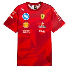 Ferrari F1 2025 T-Shirt Edizione Las Vegas GP Team Shirt Uomo Puma - 91077