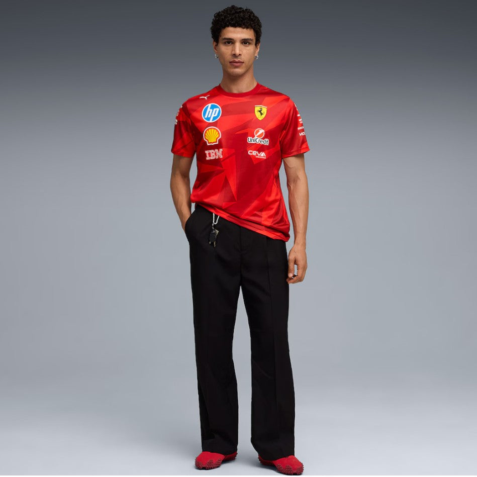 Ferrari F1 2025 T-Shirt Edizione Las Vegas GP Team Shirt Uomo Puma - 91079