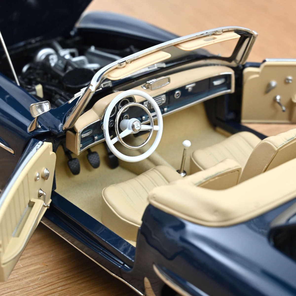 Mercedes-Benz 190 SL 1957 Middle Blue 1:18 - 91100