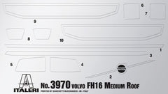 Volvo FH16 Medium Roof Kit 1:24 - 91146