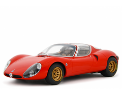 Alfa Romeo 33 Coupè Stradale 1967 Primo Prototipo Autodelta Rosso Alfa 1:18 - 91185