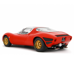 Alfa Romeo 33 Coupè Stradale 1967 Primo Prototipo Autodelta Rosso Alfa 1:18 - 91188
