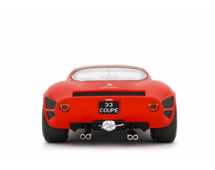 Alfa Romeo 33 Coupè Stradale 1967 Primo Prototipo Autodelta Rosso Alfa 1:18 - 91191