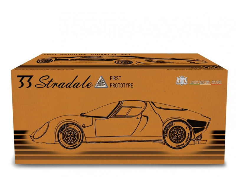 Alfa Romeo 33 Coupè Stradale 1967 Primo Prototipo Autodelta Rosso Alfa 1:18 - 91195