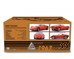 Alfa Romeo 33 Coupè Stradale 1967 Primo Prototipo Autodelta Rosso Alfa 1:18 - 91196