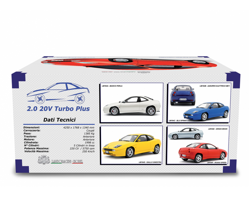 Fiat Coupé 2.0 20v Turbo Plus 1999 Giallo Ginestra 1:18 - 91335