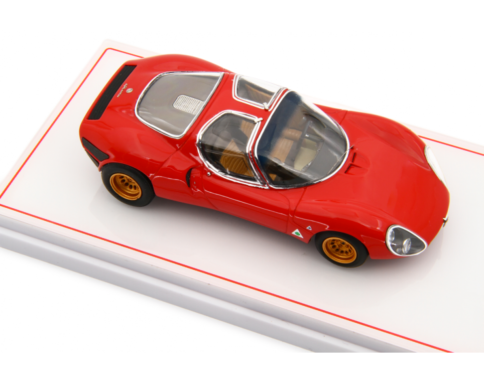 Alfa Romeo 33 Coupè Stradale 1967 Museum Version Rosso 1:43 - 91363