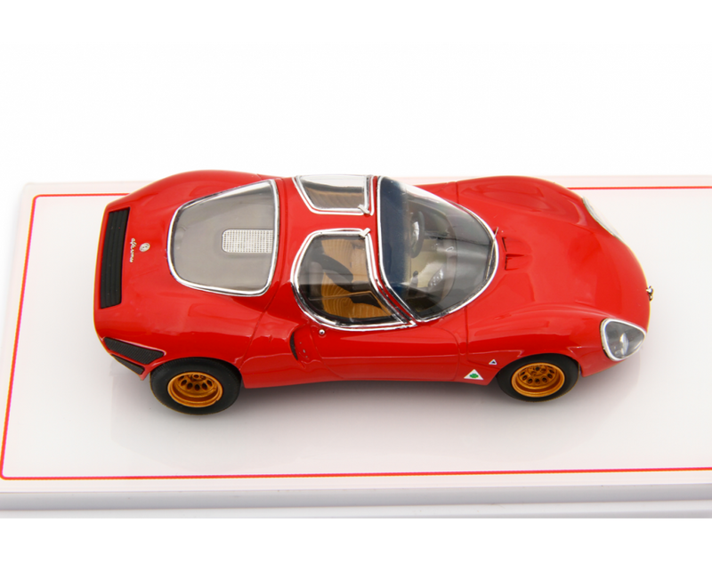 Alfa Romeo 33 Coupè Stradale 1967 Museum Version Rosso 1:43 - 91364