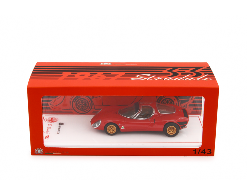 Alfa Romeo 33 Coupè Stradale 1967 Museum Version Rosso 1:43 - 91370