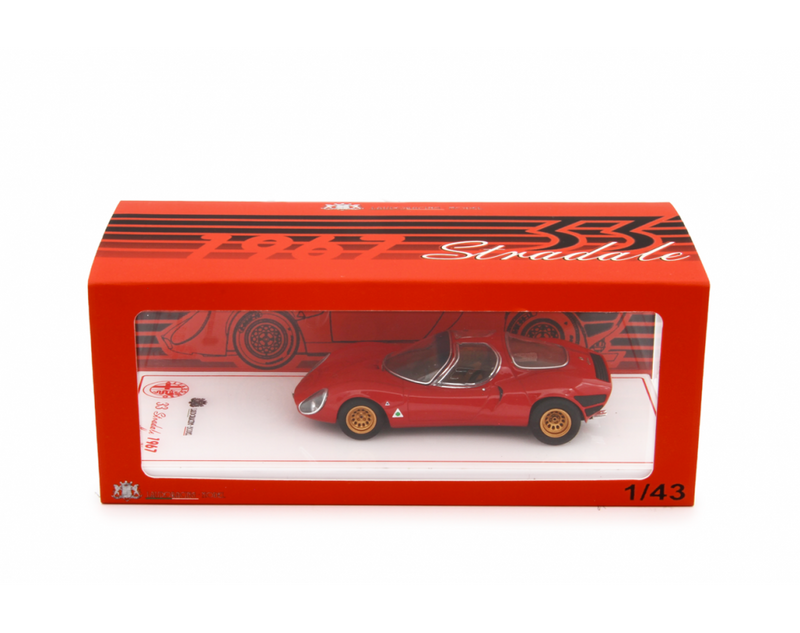 Alfa Romeo 33 Coupè Stradale 1967 Museum Version Rosso 1:43 - 91370