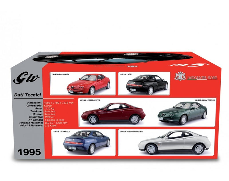 Alfa Romeo GTV 2.0 T.Spark 16V 1995 Nero 1:18 - 91454