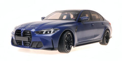 BMW M3 2024 Matt Blue Metallic 1:18 - 91491