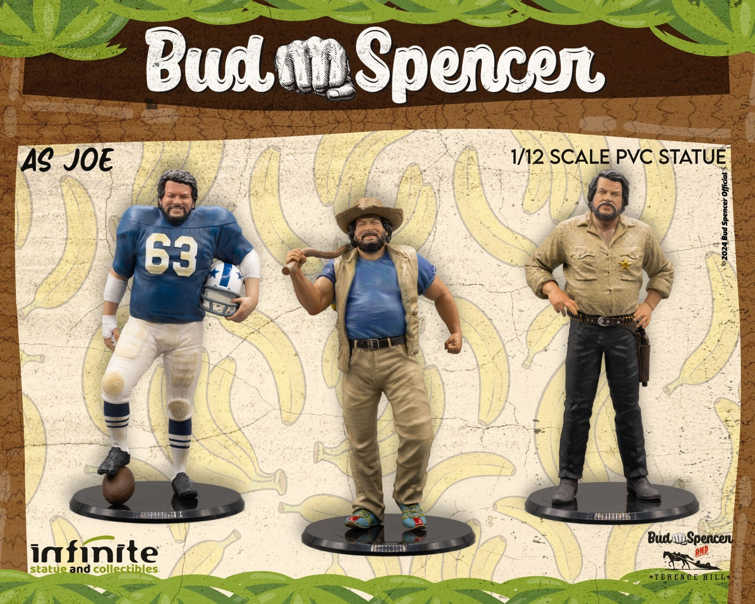 Bud Spencer in Banana Joe Statua in PVC Infinite Statue 1:12 - 91542