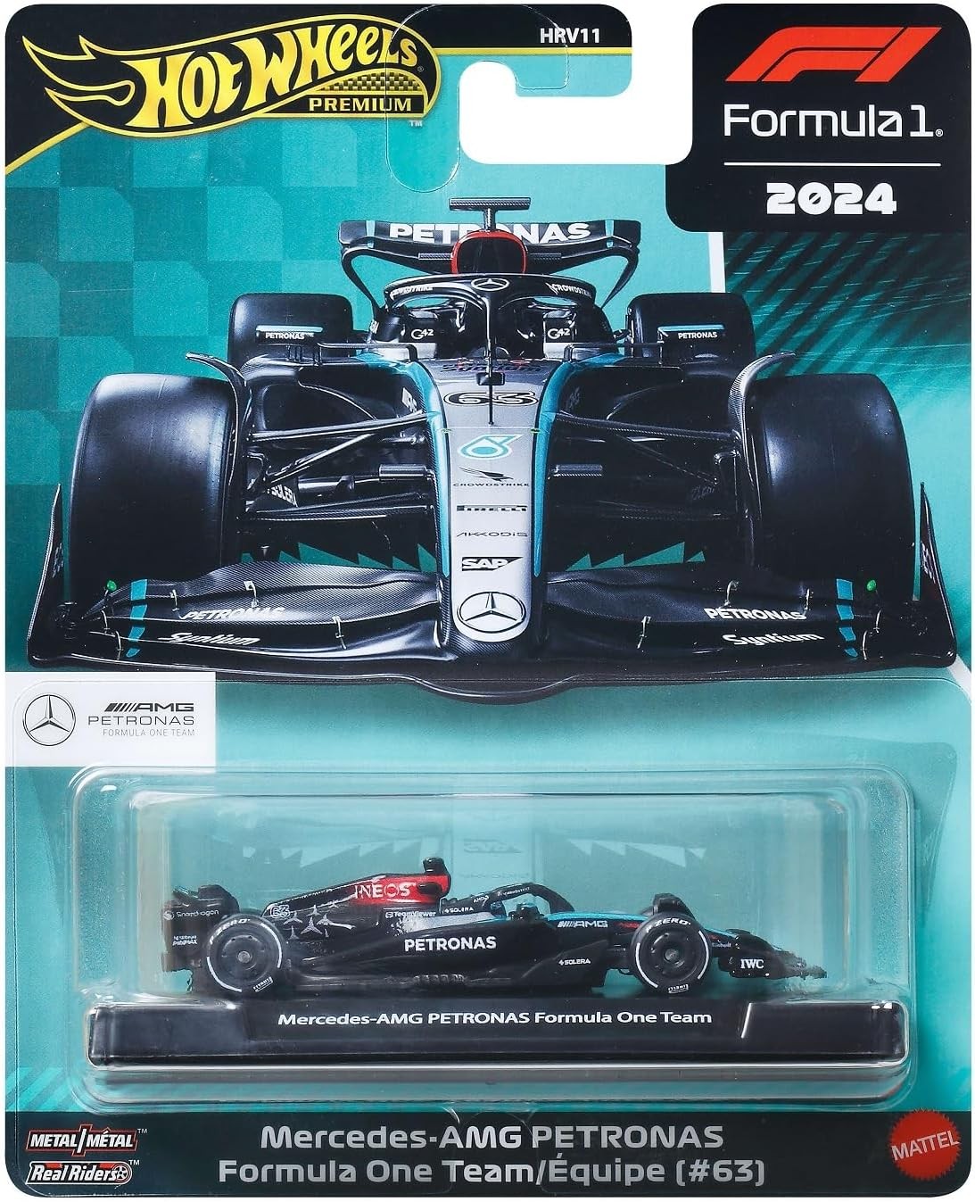 Mercedes AMG Petronas W15 F1 2024 George Russell 1:64 - 91694