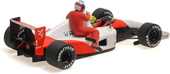 Mclaren Honda MP 4/6 F1 1991 Mexico GP Ayrton Senna with Jean Alesi Riding 1:18 - 91719