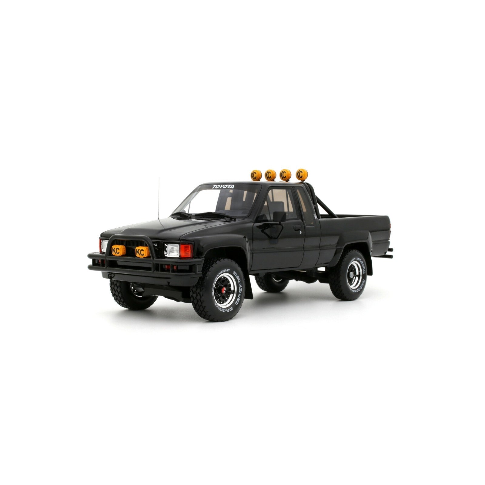 Toyota Hilux SR5 1985 Glossy Black 202 Pick up 1:18 - 91844