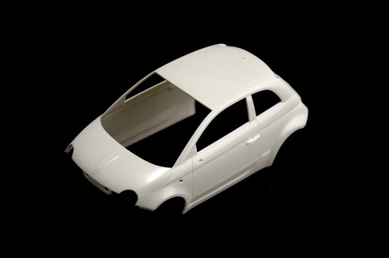 Fiat 500 Abarth 2008 White Kit 1:24 - 91904