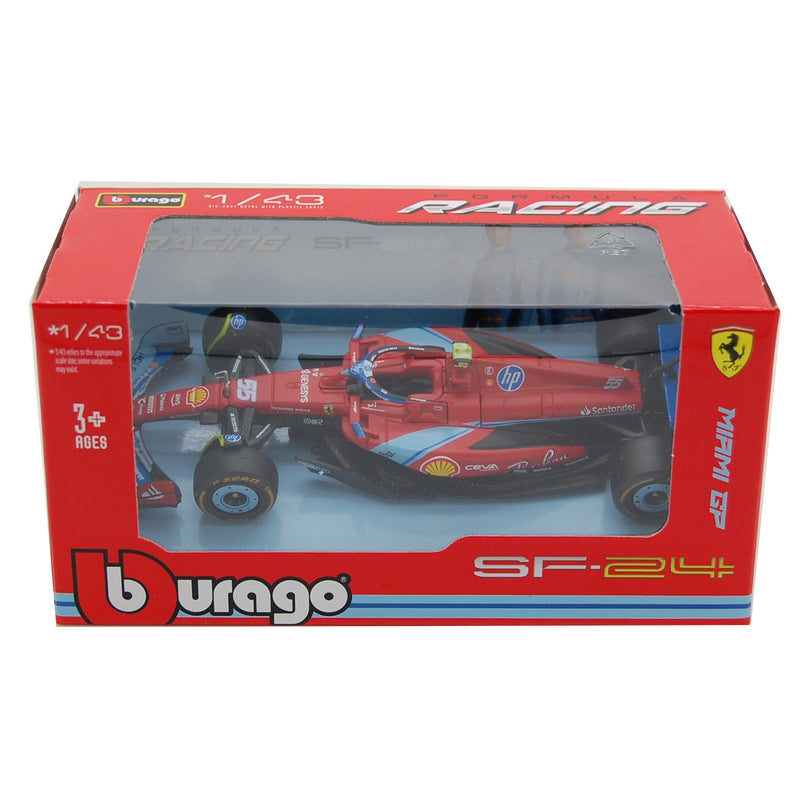 Ferrari SF-24 5th Miami Gp F1 2024 Carlos Sainz 1:43 no Driver - 91918