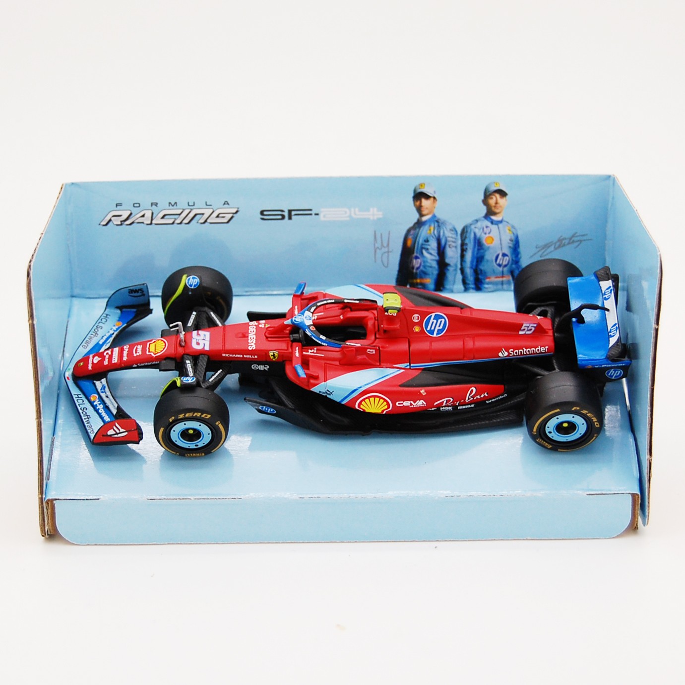 Ferrari SF-24 5th Miami Gp F1 2024 Carlos Sainz 1:43 no Driver - 91919