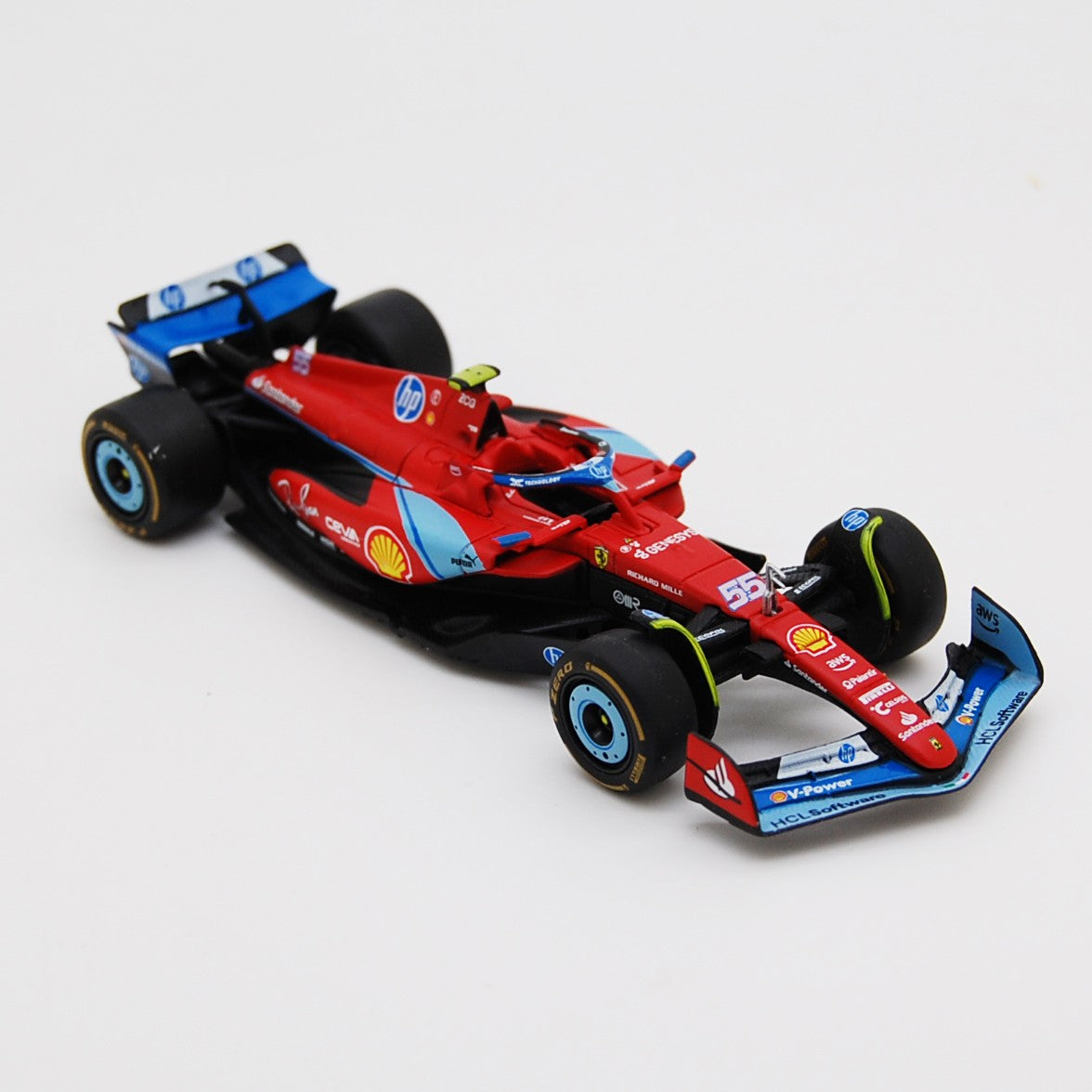 Ferrari SF-24 5th Miami Gp F1 2024 Carlos Sainz 1:43 no Driver - 91924