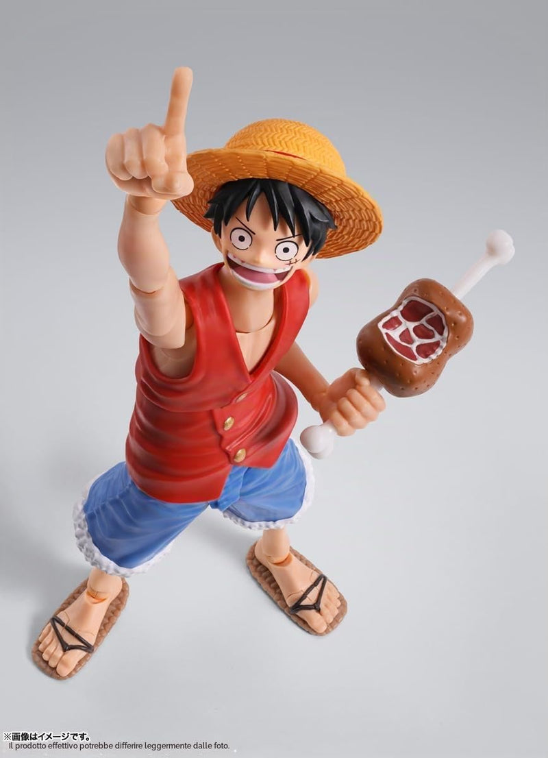 One Piece Monkey D. Luffy Romance Dawn Shf Bandai-9