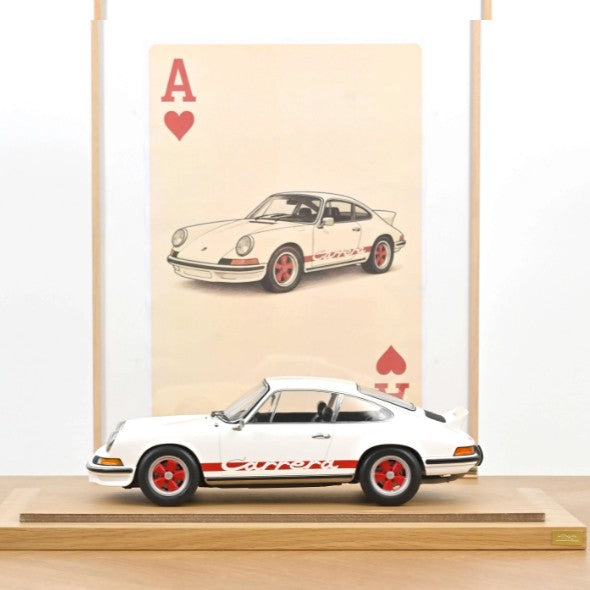 Porsche 911 Carrera RS 2.7 1973 Grand-Prix-White - Red 1:12 - 92188